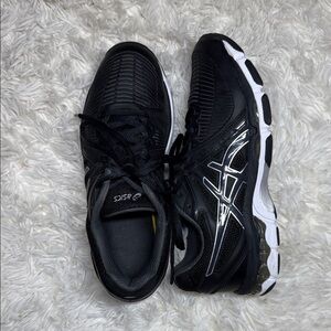 Asics Women's Black and White Sneakers
